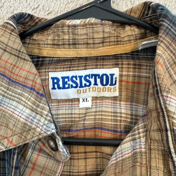 Resistol Rodeo Gear Men’s‎ Plaid Button Down Shirt Size XL - Picture 7 of 11